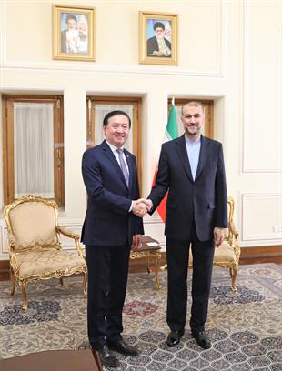 دیدار خداحافظی سفیر چین